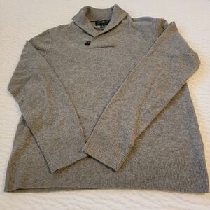 Banana Republic Gray 100% Cashmere Long Sleeve Sweater SZ S
